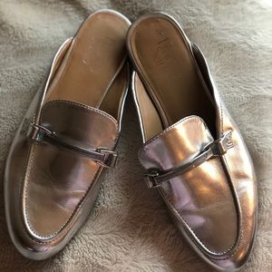 Franco Sarto Metallic Loafer